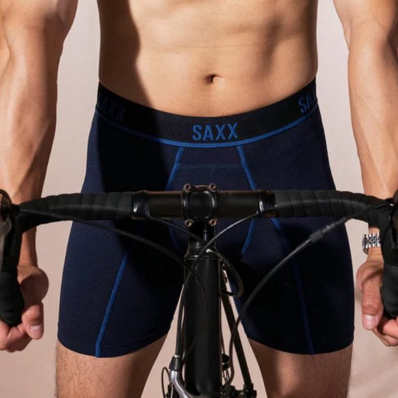 Excellent Used Condition Men's SAXX Kinetic Ballpark Pouch Boxer Brief Medium - Picture 5 of 14